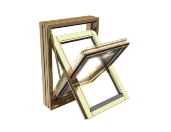 Fully Reversible Aluclad Timber Windows